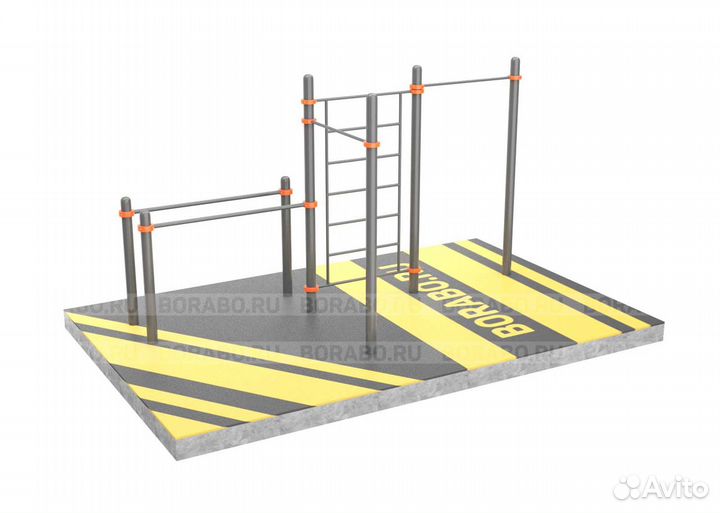 Спортивный Workout комплекс BW-29 с лестницей