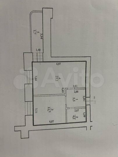 1-к. квартира, 47,3 м², 7/13 эт.