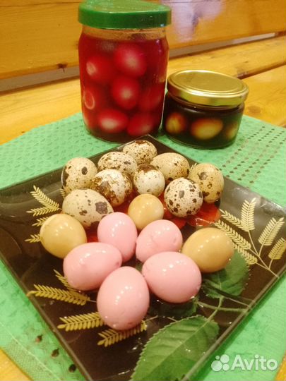 Яйца перепелиные маринованные