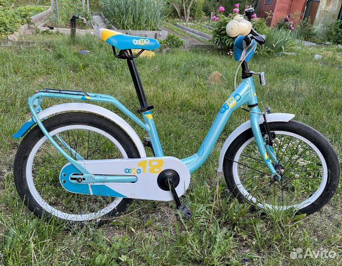 Велосипед Scool niXe 18 мятный