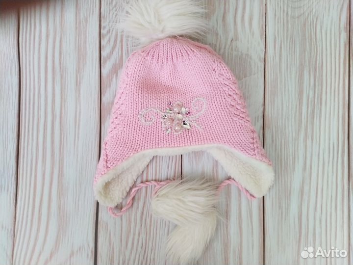 Шапка и шарф для девочки