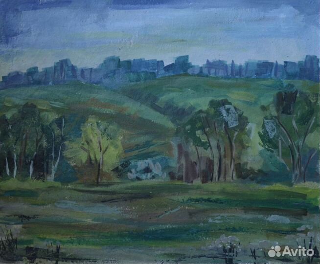 Картина маслом пейзаж