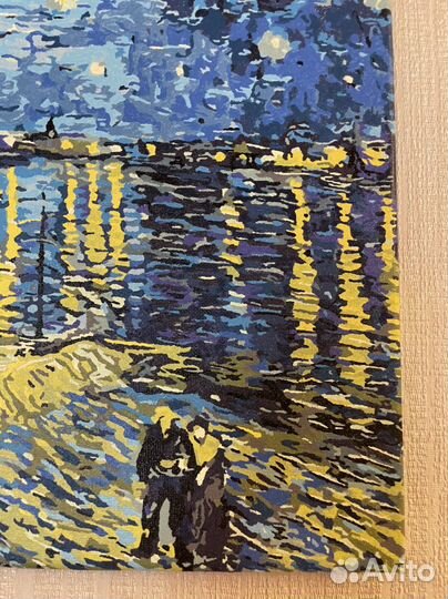 Картина Звездная ночь над Роной