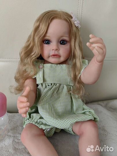 Кукла Реборн силиконовая 55 см девочка
