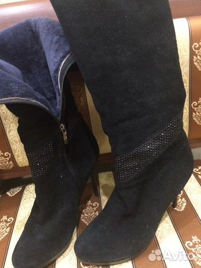 Сапоги зимние с натуральным мехом