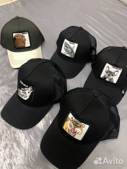 Бейсболка унисекс с изображением животных