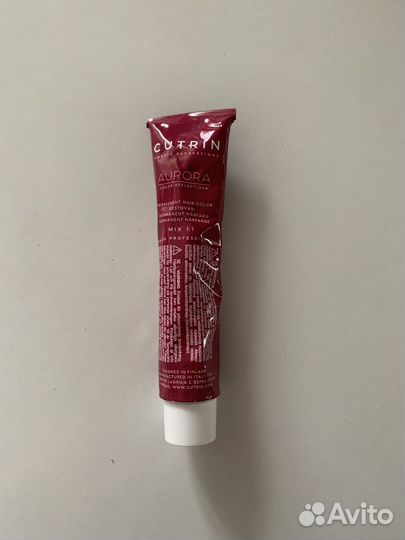 Краска для волос Cutrin aurora 1.0 черный