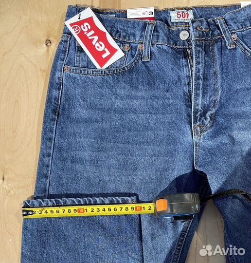 Мужские джинсы levis 501 W33 L34 Турция на молнии