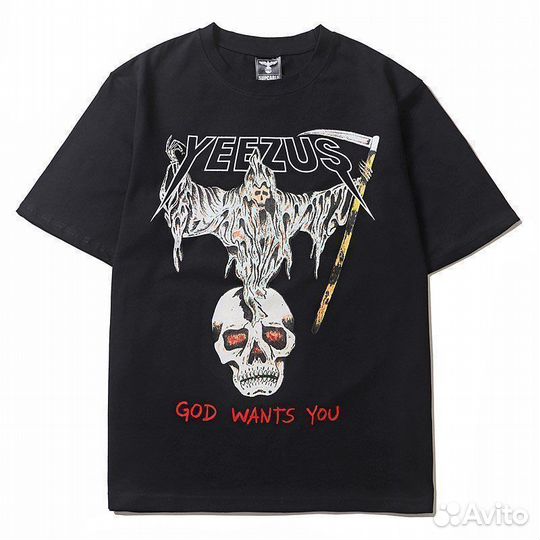 Футболка yeezus черная