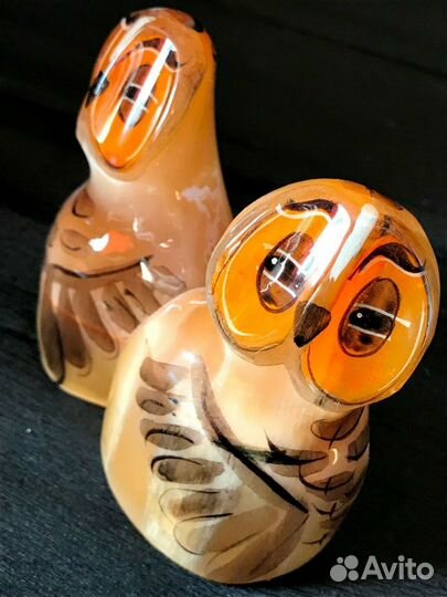 Совы фигурка Селенит Подарки Сувениры