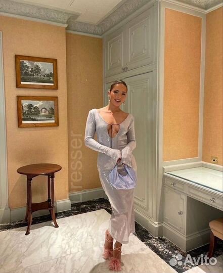 Платье 16 arlington серебро