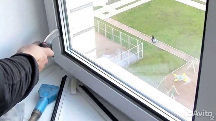 Замена стеклопакета на окнах