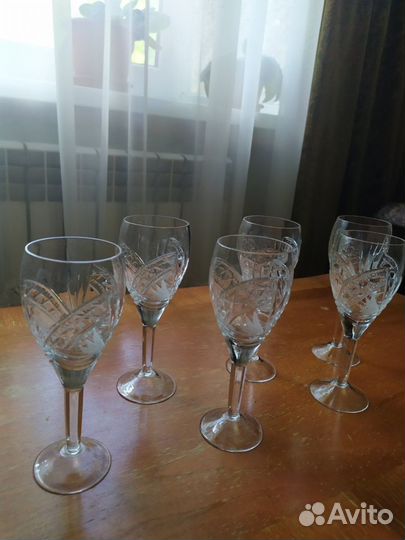Хрустальные фужеры