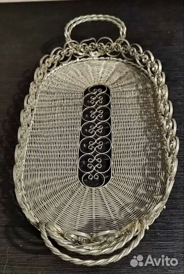 Поднос Мельхиор скань СССР