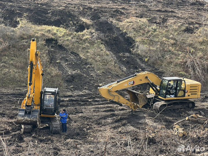 Услуги гусеничного с широкой гусянкой мульчера