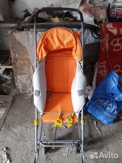 Детские санки коляска с колесами