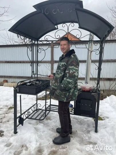 Мангал беседка