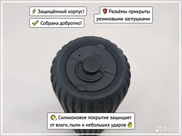 Защищённая bluetooth-колонка + MicroSD на 2 Гб