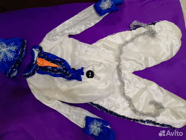 Новогодний костюм снеговика