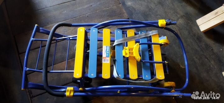 Детские санки с колесами Ника 3