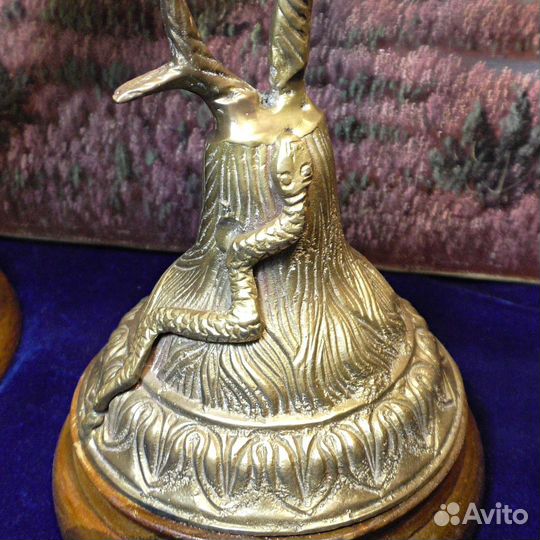 Орлы.Статуэтка.Декор.Латунь.Декор.Индия.Англия