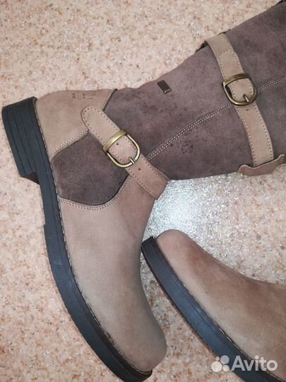 Сапоги деми. 40 нат. кожа на узкую ногу