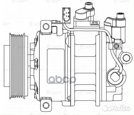 Компрессор кондиц. для а/м VW Touareg (02) /Audi