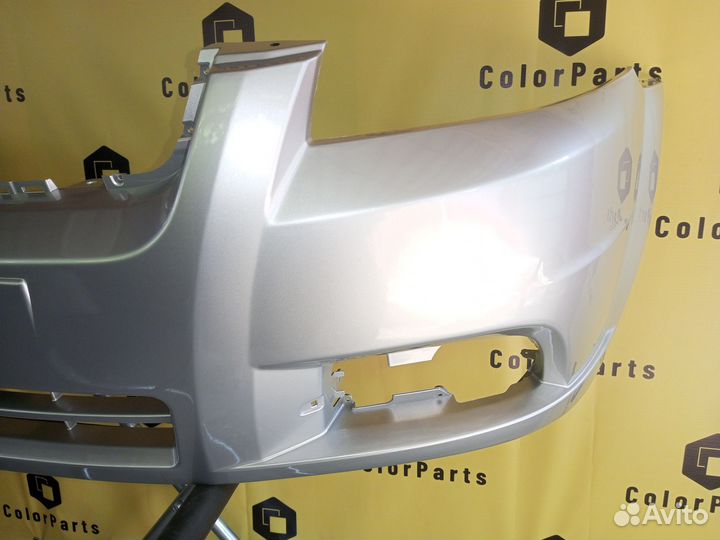 Бампер передний chevrolet aveo т250 серебро