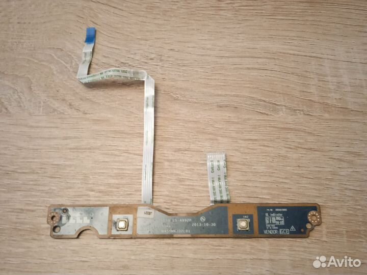 Плата/шлейф кнопок тачпада HP 15-g070sr