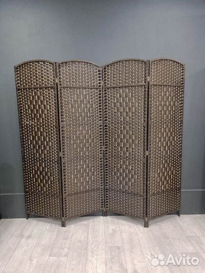 Ширма из натурального ротанга