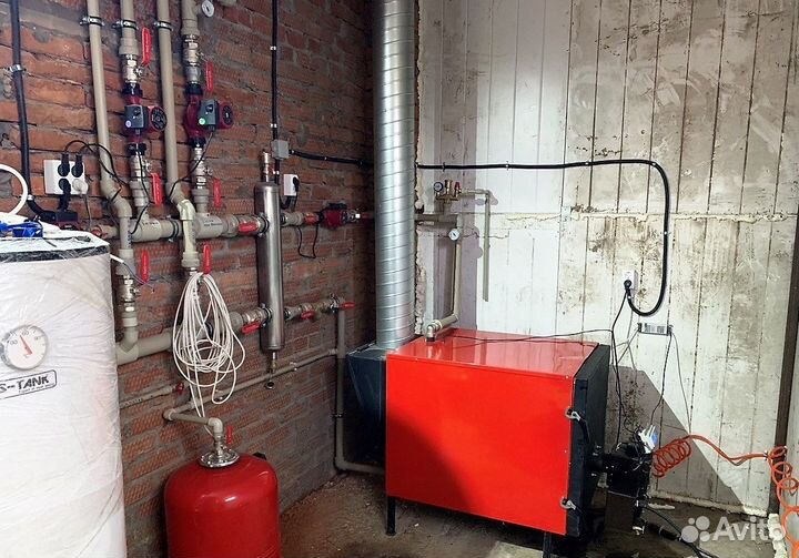 Котел на отработке 30-50кВт