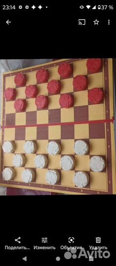 Набор Шашек в цвете (3в) / с доской. Ц/разн