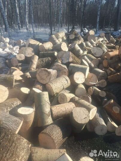 Дрова чурками. Разнолесье