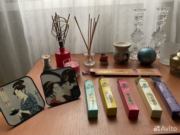 Свечи и ароматические палочки.Фэншуй