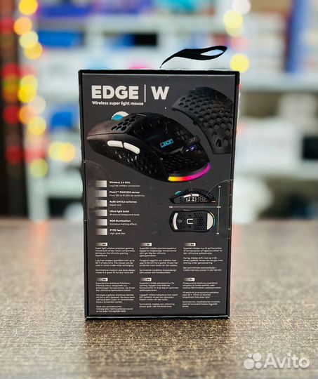 Мышь JLT edge W wireless mouse, черный