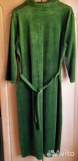 Халат женский. Хлопковый велюр