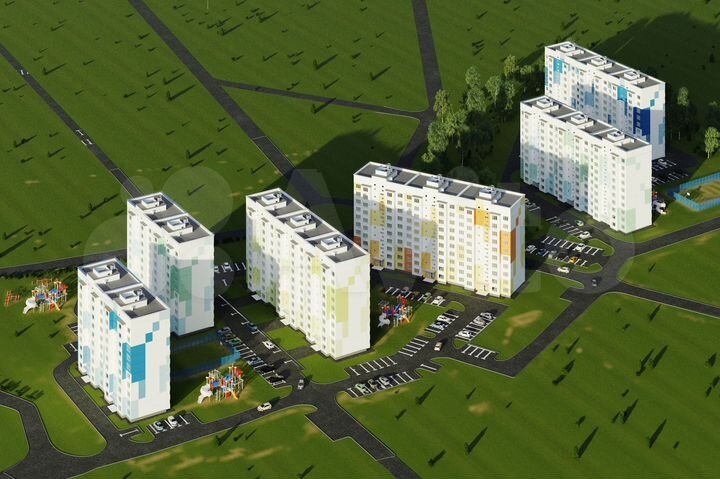 2-к. квартира, 61,7 м², 5/10 эт.