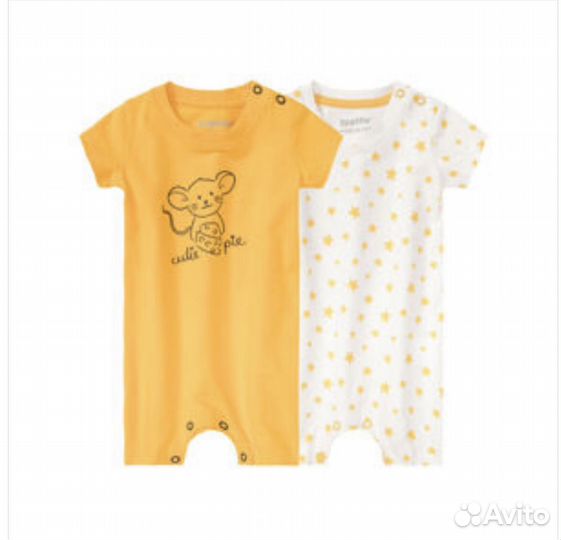 Боди, слипы, песочники