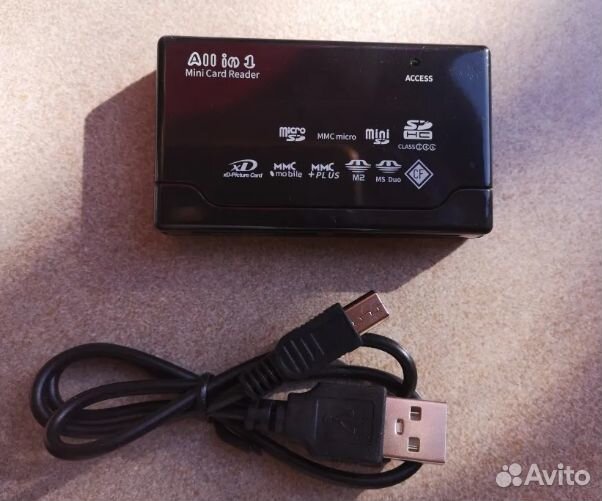 Кардридер OTG с поддержкой тип C/USB/Micro USB для