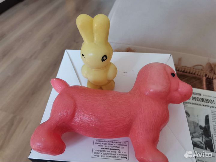 Деревянные игрушки, резиновые, пластмассовые СССР