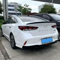 Hyundai sonata 7 lf спойлер чёрный глянец