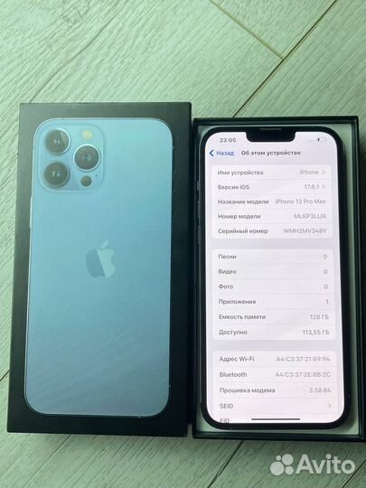 iPhone 13 Pro Max, 128 ГБ