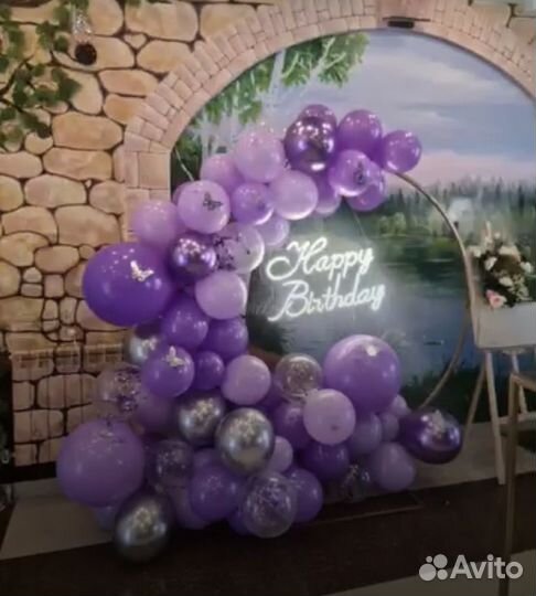 Украшение шарами