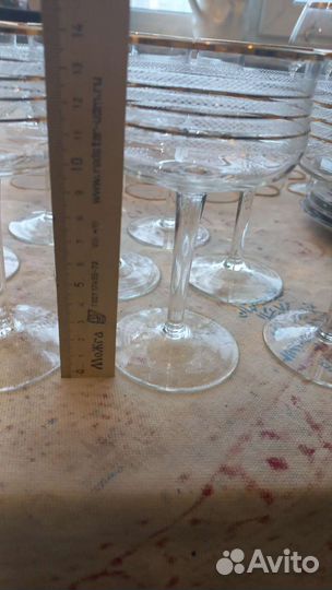 Фужеры хрустальные набор