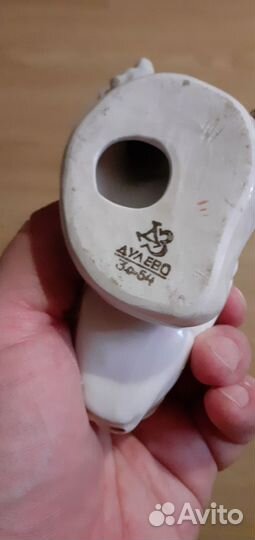 Фарфоровая статуэтка Карп. Дулево. 1954 г