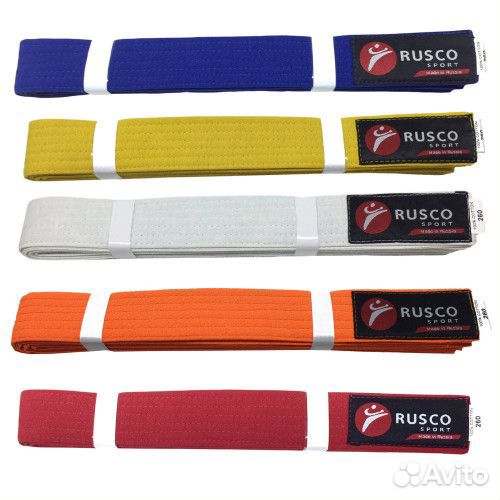 Пояс для кимоно Rusco Sport (260 см.)