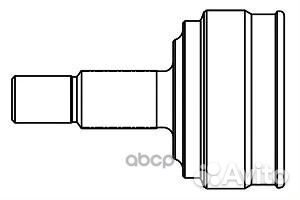 Шрус mazda 626 III-IV/MX-6 II/xedos 9 2.0-2.5 8
