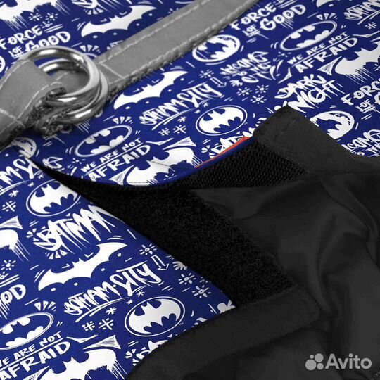 Waudog шлея для собак мягкая c QR паспортом, рисун