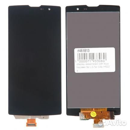 Дисплей в сборе с тачскрином для LG G4c H522y черн