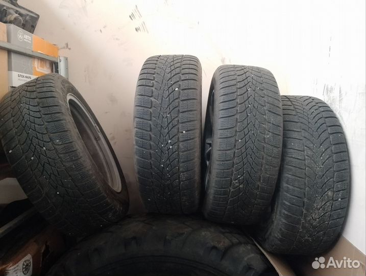 Зимние шины с дисками r17 оригинальные с BMW 5